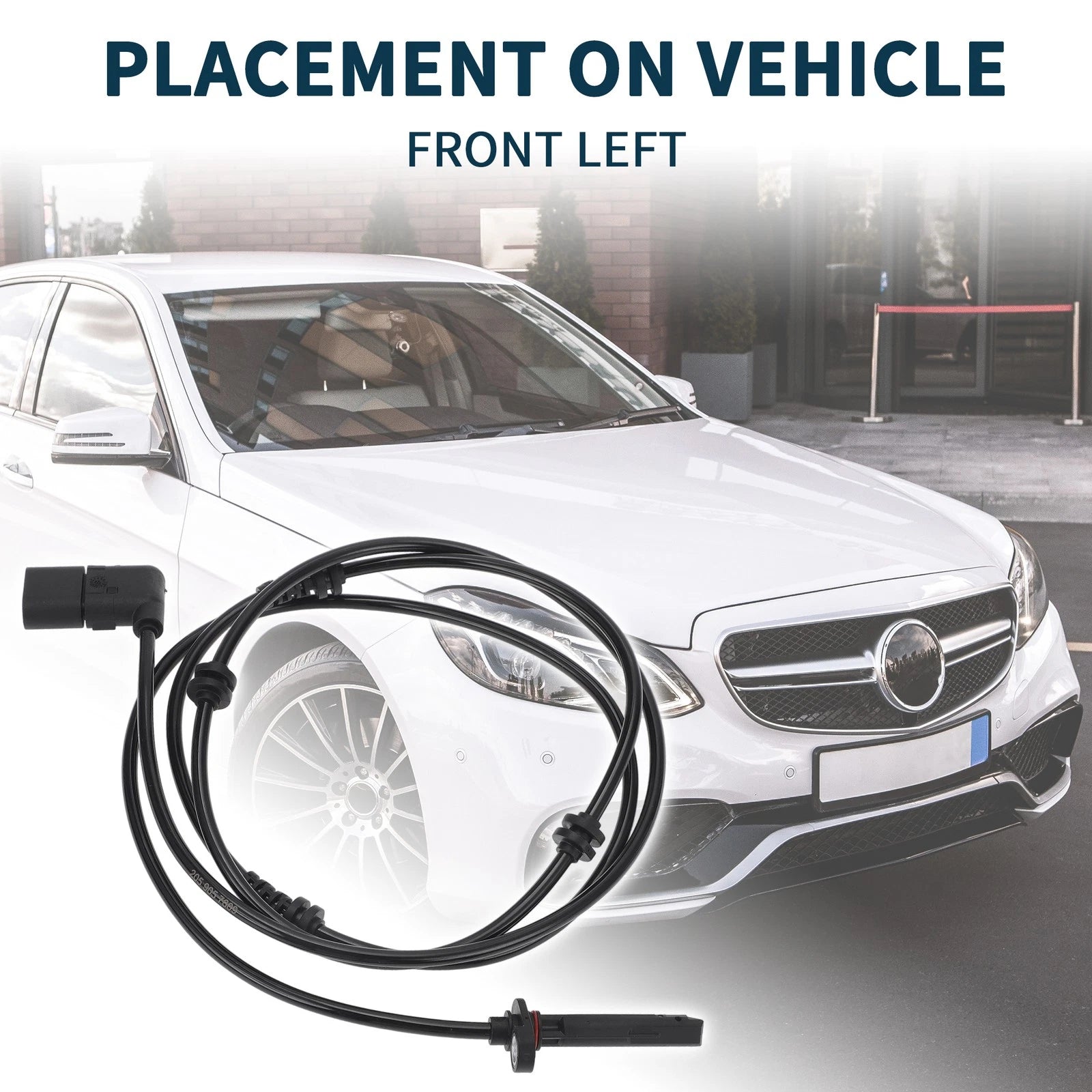 Front Left ABS Wheel Speed Sensor for Mercedes-Benz C43 for AMG (2016–2021)