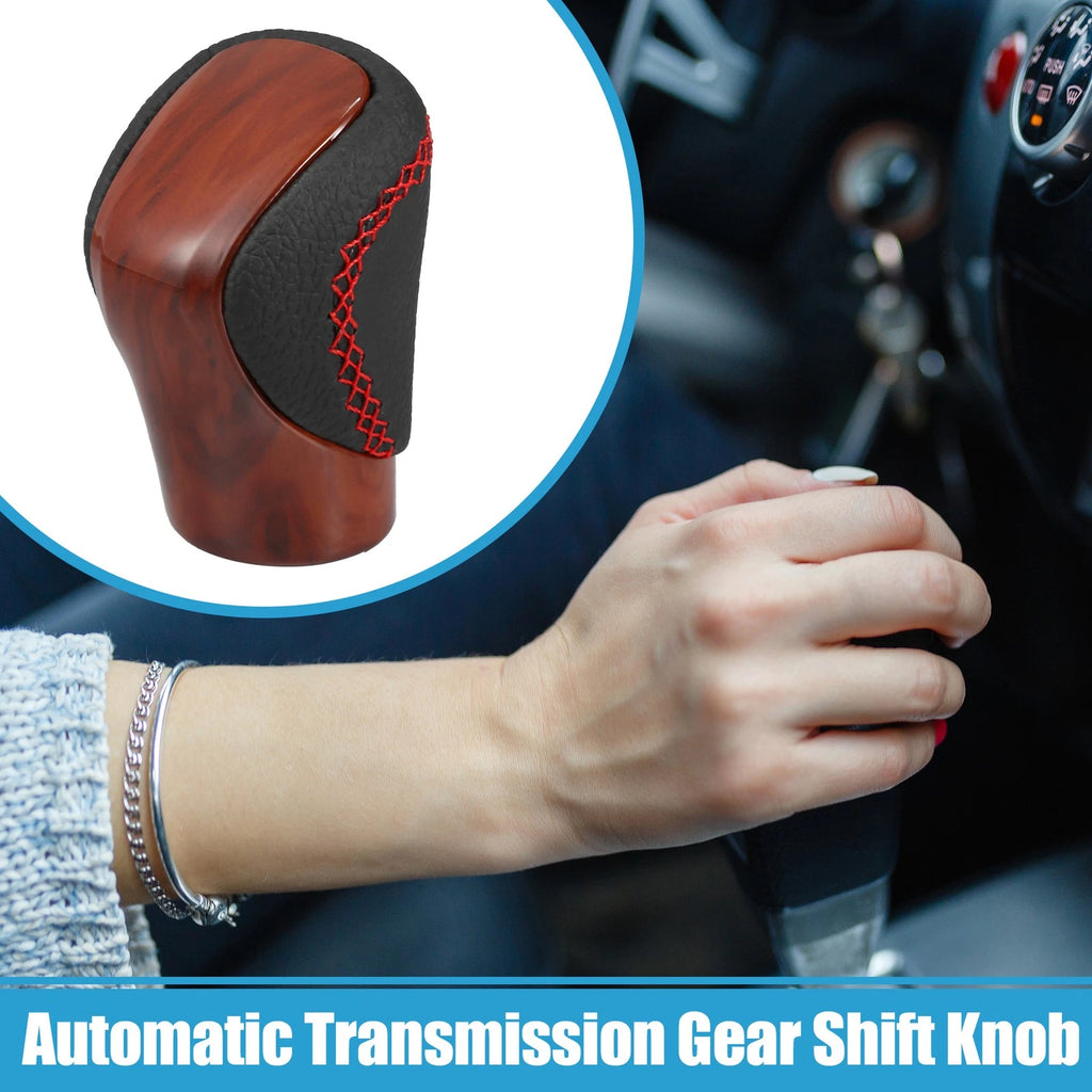 Gear Shift Knob Replacement for Lexus Wood Grain with Red Thread (2010–2018)