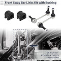 Front Stabilizer Bar Links with Bushing Kit for Jeep Grand Cherokee (2011–2021)