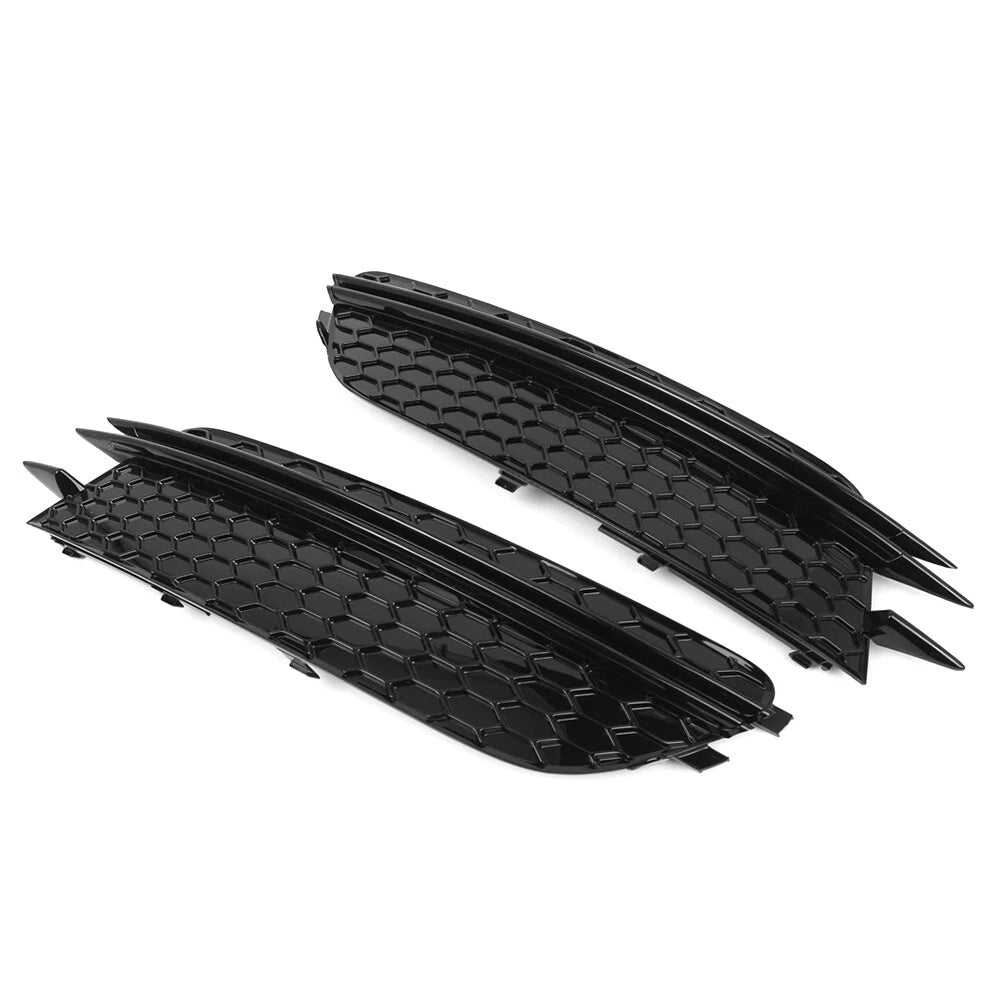 Honeycomb Front Bumper Fog Light Grille for Audi A6 C7 (2012–2015)