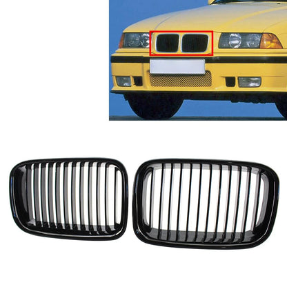 Front Bumper Kidney Grille for BMW 3-Series E36 (1990–1996) 51138194688