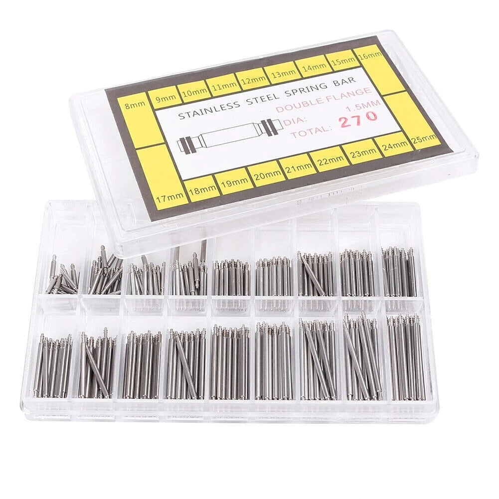 360pcs Watch Band Spring Bars for (8-25mm)