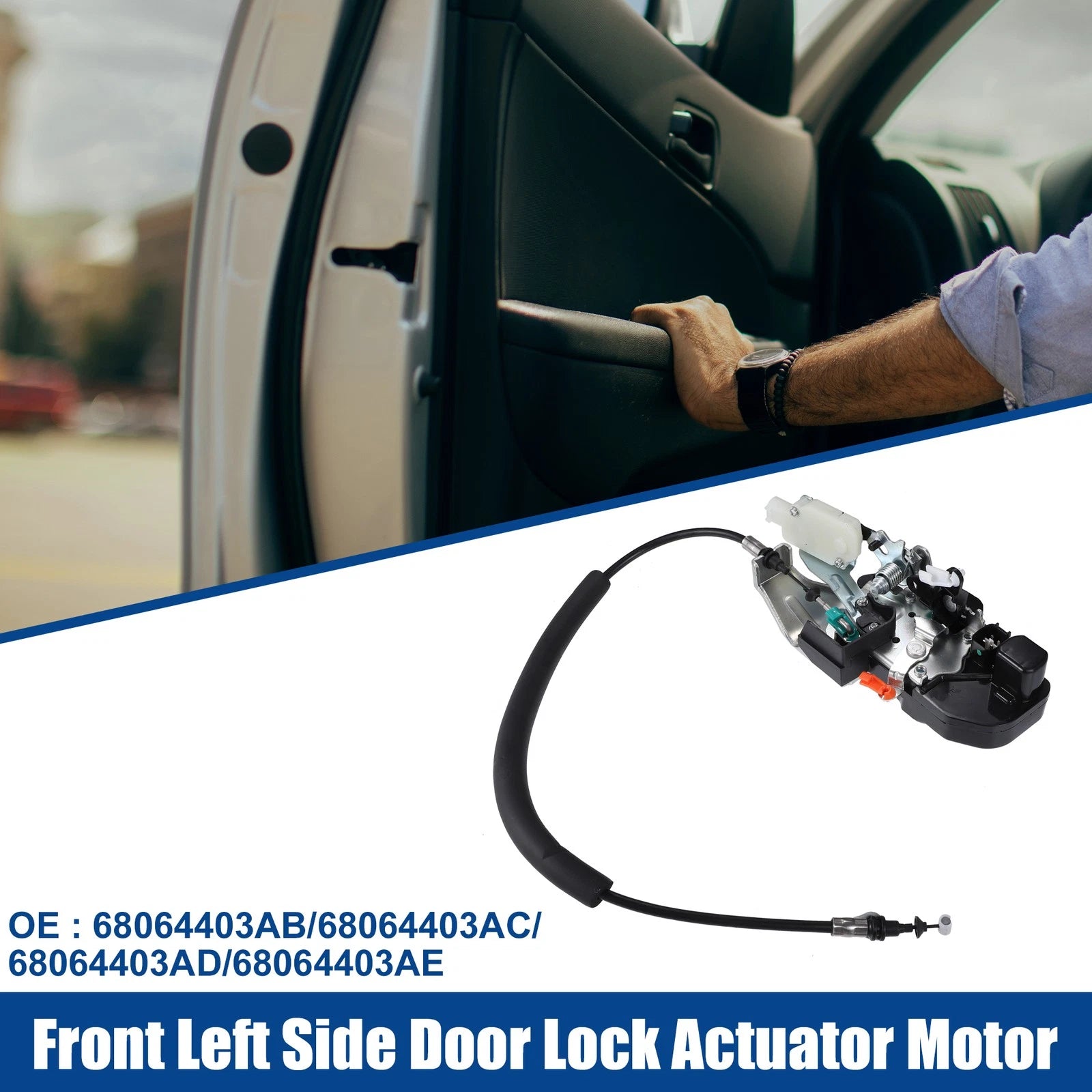 Front Left Door Lock Actuator Motor for Dodge Challenger (2011–2014)