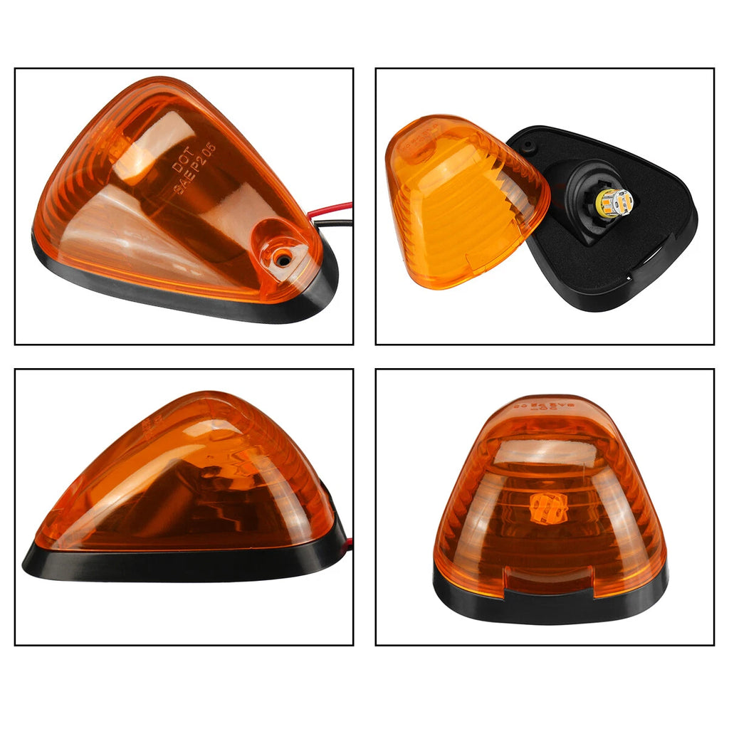 5X Amber LED Cab Roof Marker Light for Ford F250 F350 F450 F550 (1999–2016)