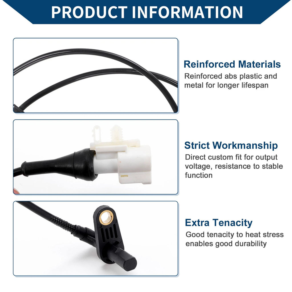 ABS Wheel Speed Sensor Front Left Replacement for Ford Taurus (2010–2019)
