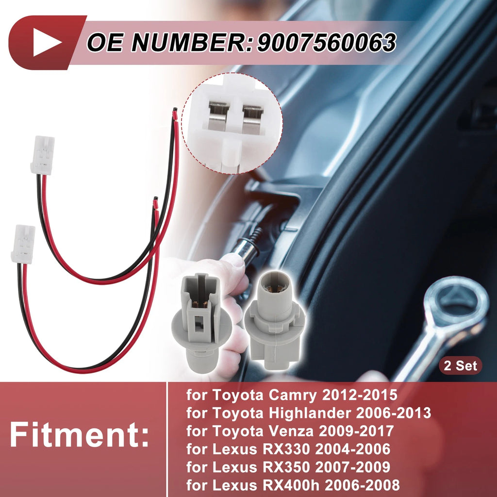 Backup Reverse Socket Wiring Replacement for Toyota Camry (2012–2015)