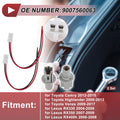 Backup Reverse Socket Wiring Replacement for Toyota Camry (2012–2015)