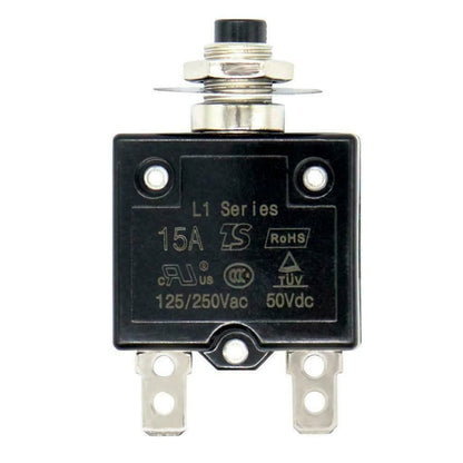 20 Amp Push Button Thermal Cutout Resettable Breaker for Philmore/Zing Ear
