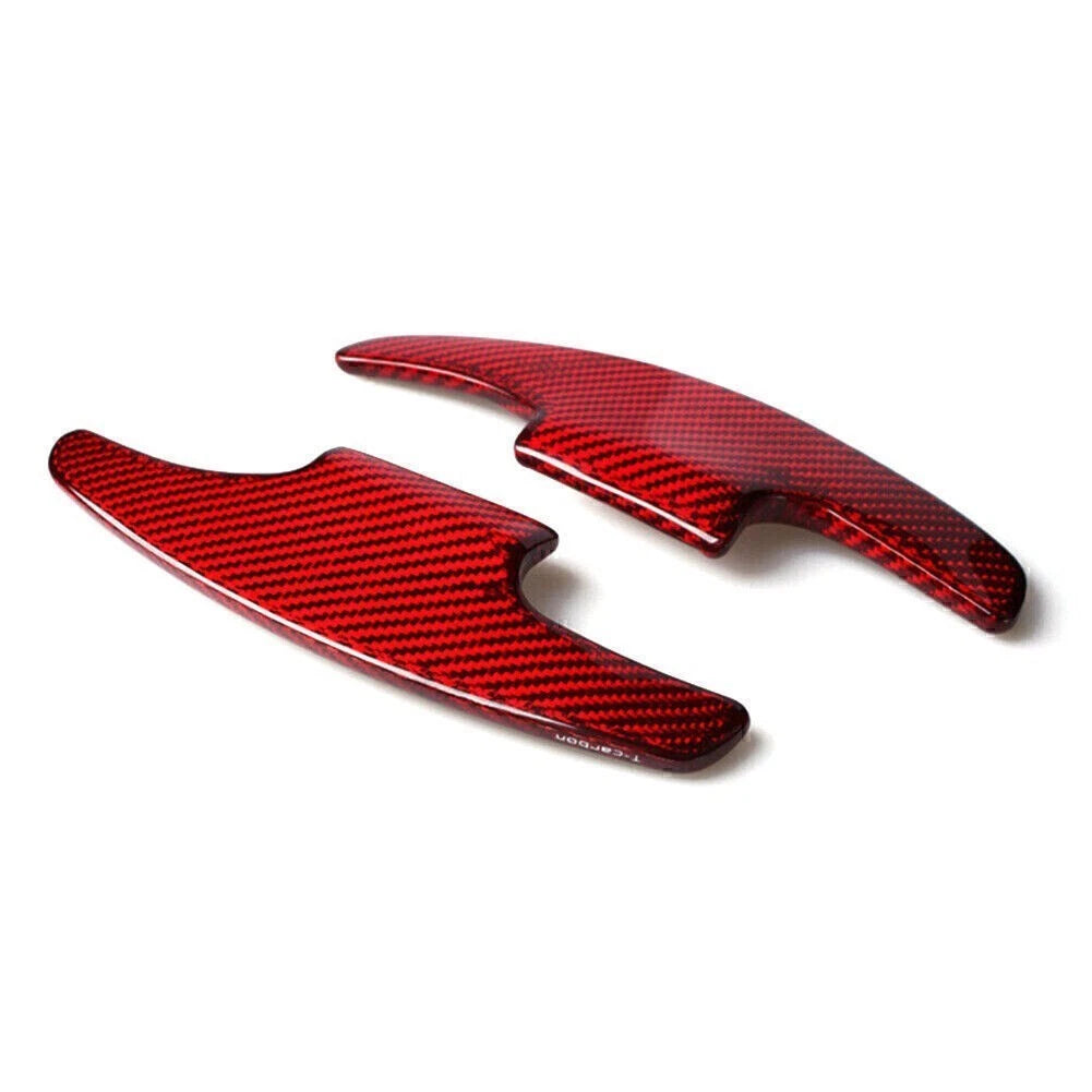 Steering Wheel Shift Paddle Shifter Extension for Honda (2018) Carbon Fiber Red