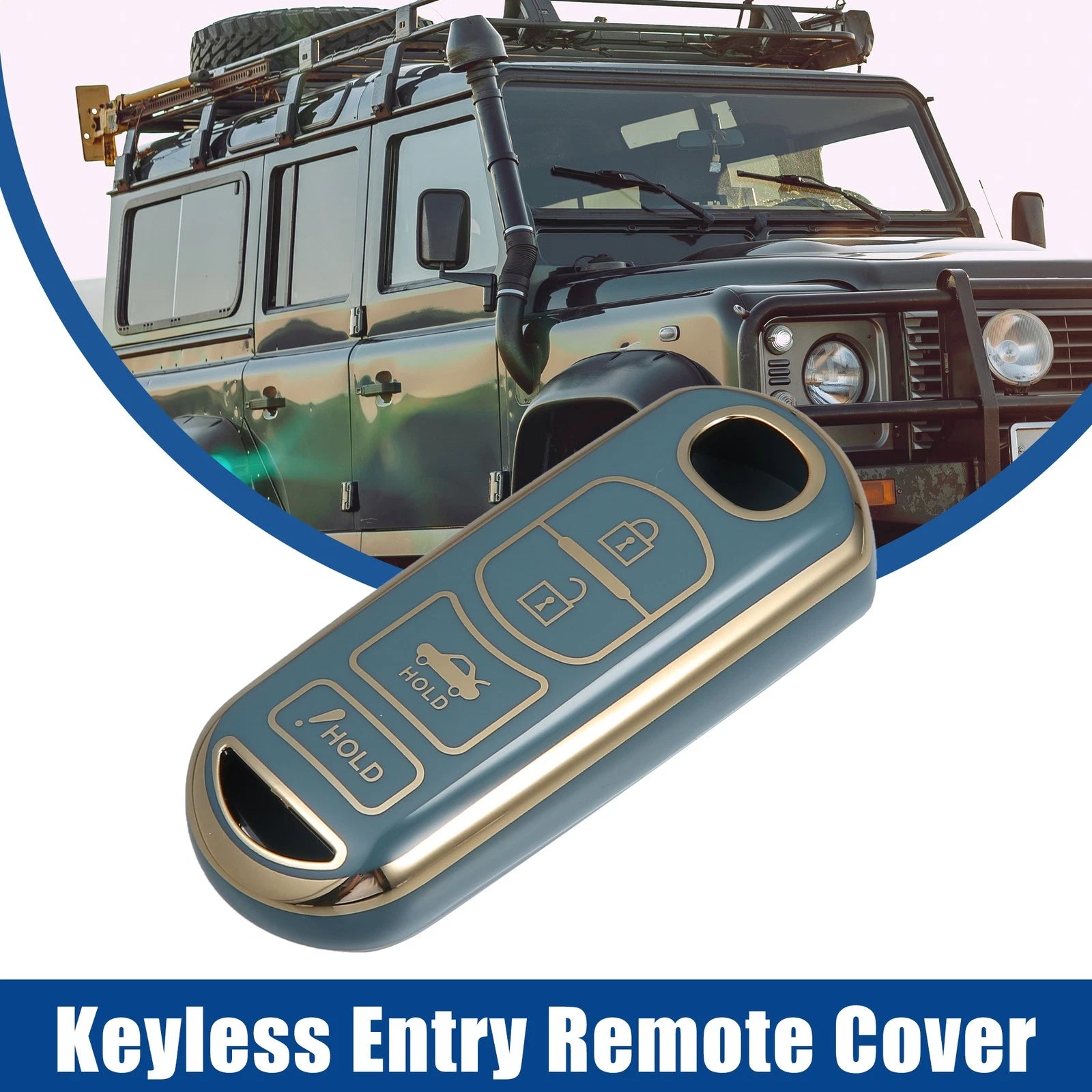 Key Fob Cover Replacement 4 Button for Mazda 3 (2014–2018)