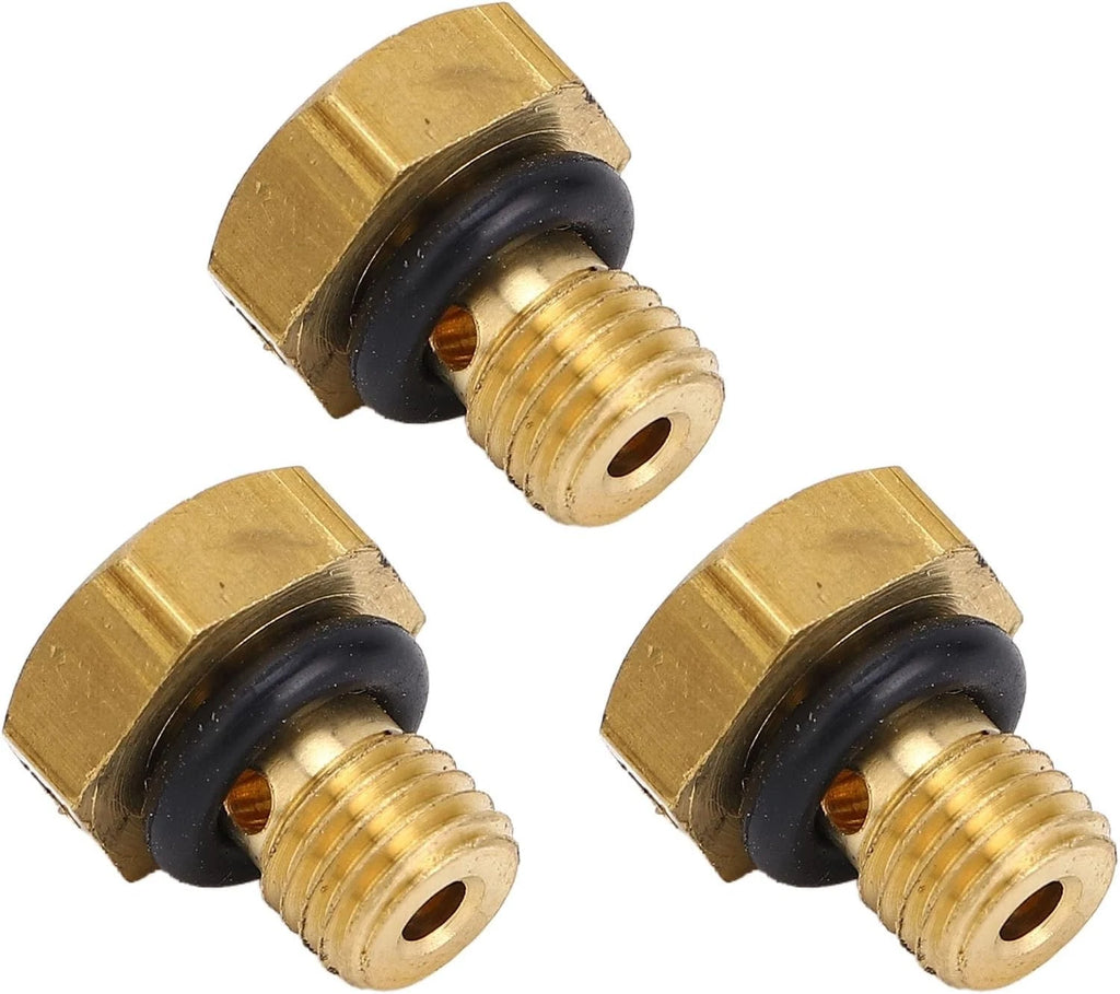 3 Pcs Screw Drain with O-Ring for Yamaha (6H3-14992-00-00, 663-14992-00-00)