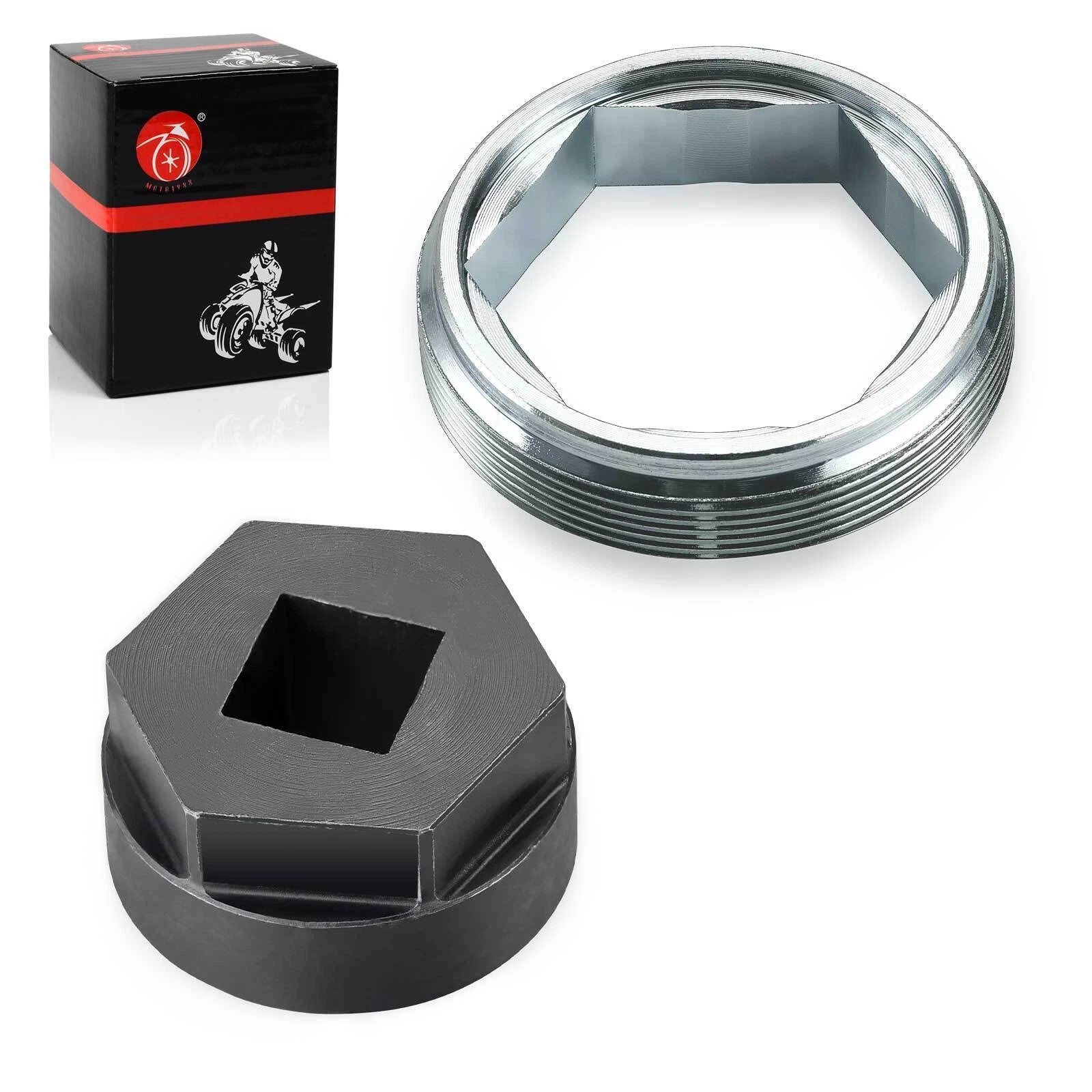 Steering Stem Bearing Removal Tool & Holder Nut for Yamaha Raptor 660R 700 700R