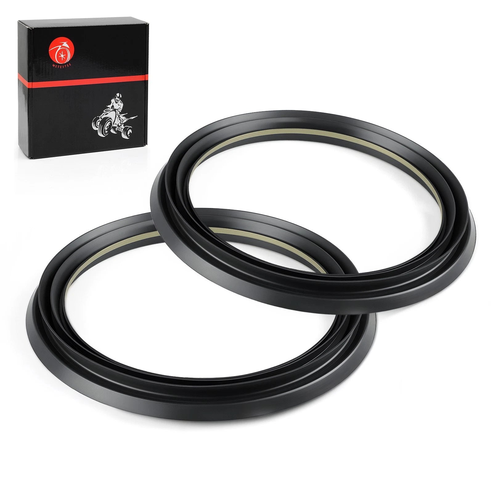 2 Front Brake Drum Dust Seals for Honda Rancher 350 400 500 (2000–2006) 91261-HN5-671