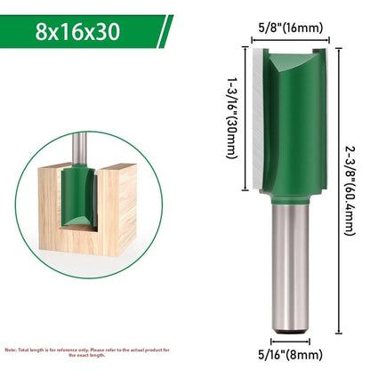 8mm Shank Carbide Straight Router Bit for CNC Engraving Machines