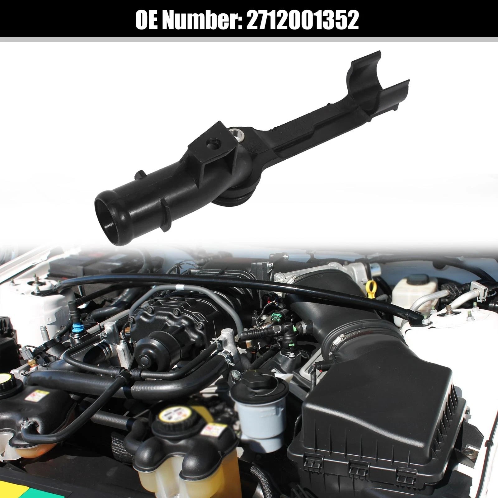 Engine Water Coolant Pipe OEM Replacement for Mercedes-Benz C230 (2003–2005)