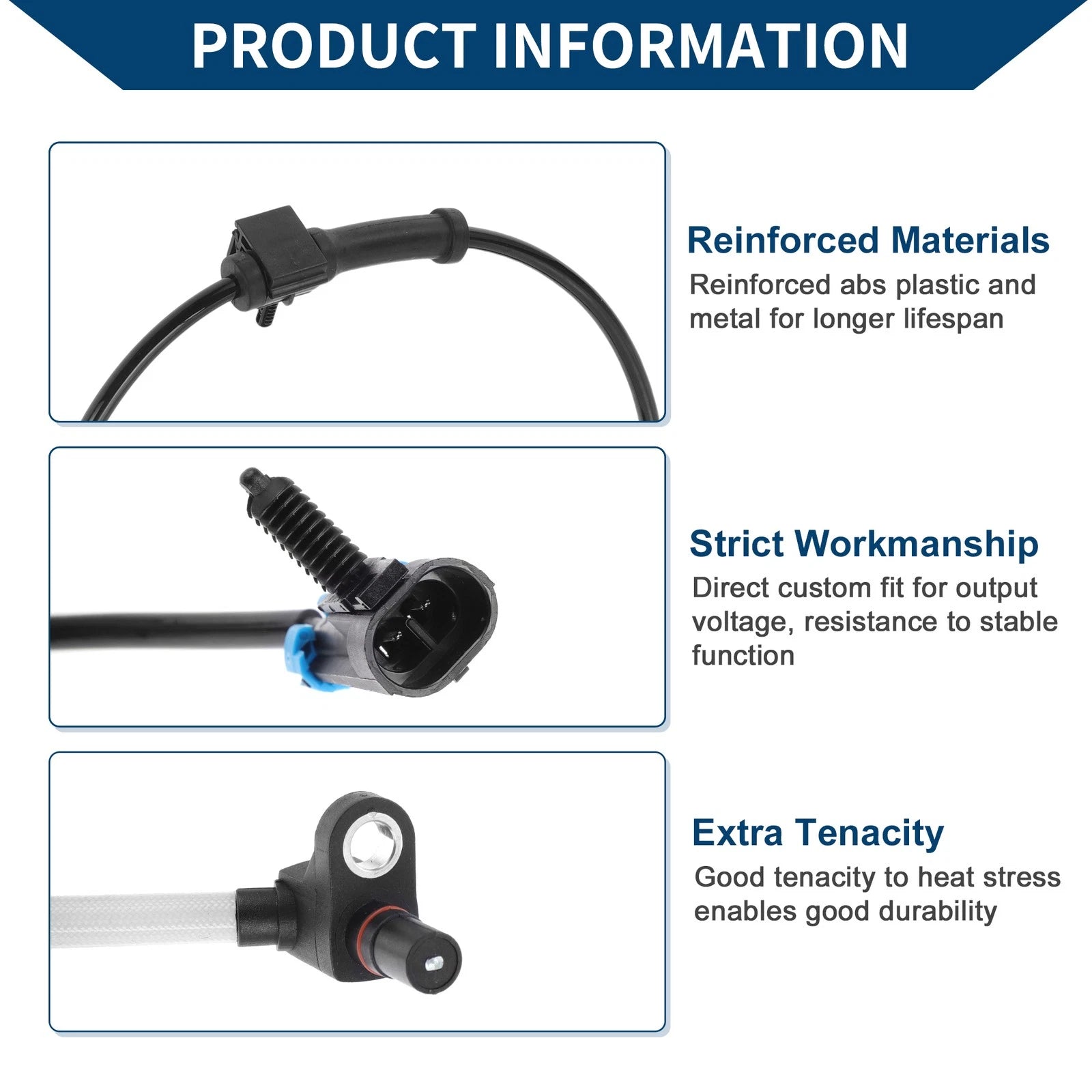 ABS Wheel Speed Sensor Replacement for Chevrolet Silverado 3500 Front (2007–2010)