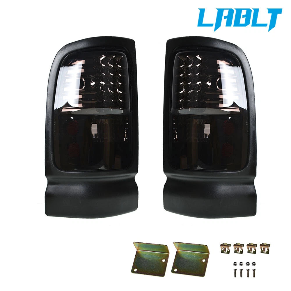 Set of 2 Tail Light Brake Lamps for Dodge Ram 1500 2500 3500 (1994–2001)