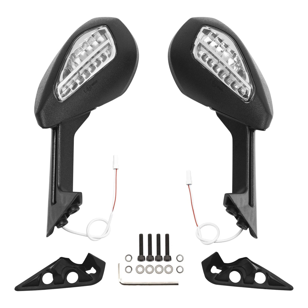 Rear View Mirrors with Turn Signal Light for Ducati 959 Panigale (2015–2020)