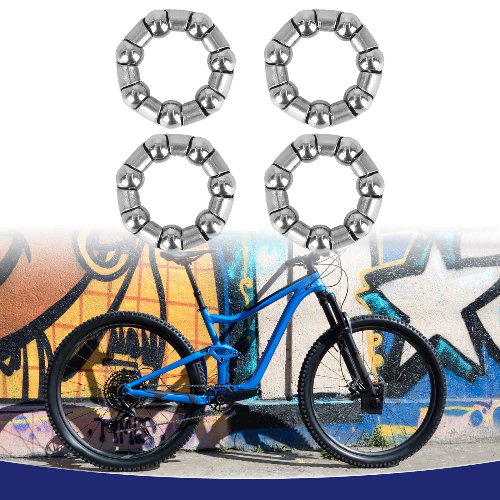 Ball Crank Bearing Retainer 25mm x 7 Universal Set for Universal (4)