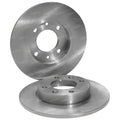2 Rear Disc Brake Rotors for Citroen C2 (2004–2008)