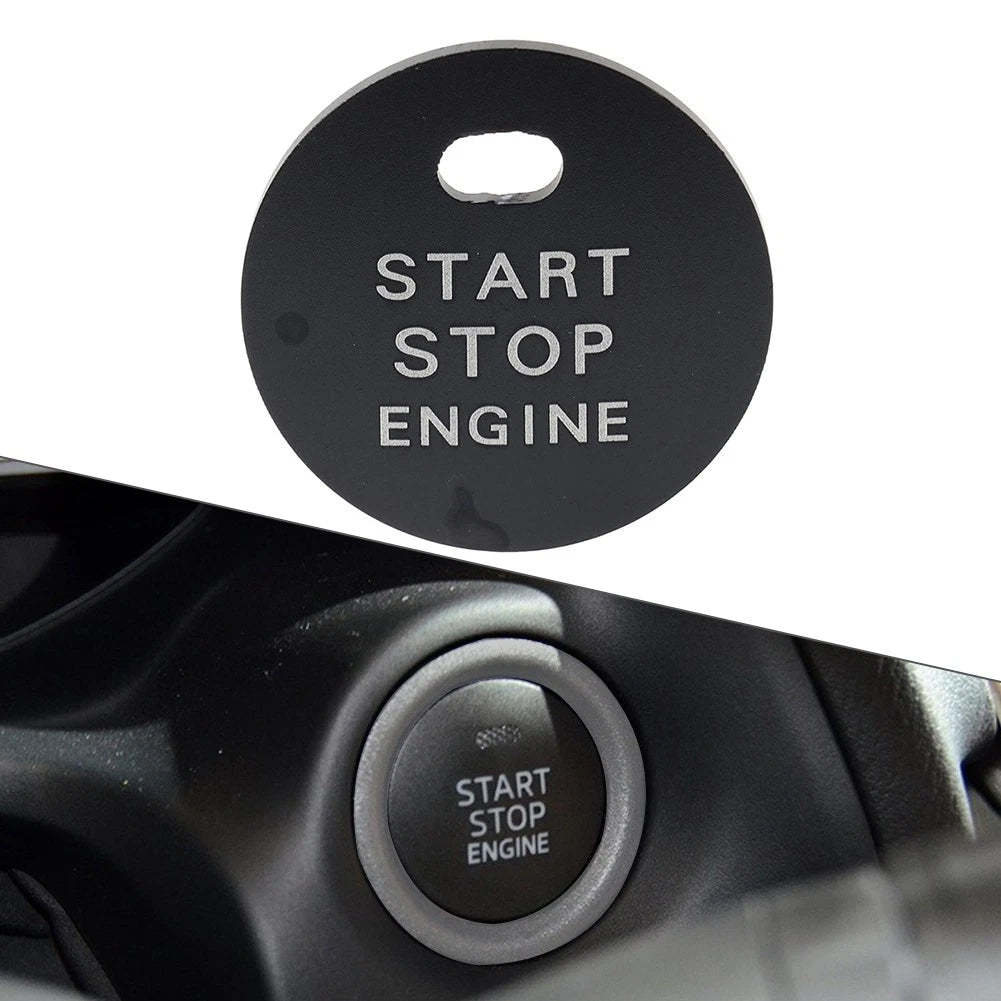 Black Engine Start Push Button Cover Trim For Mazda 3 Axela 6 Atenza CX-5