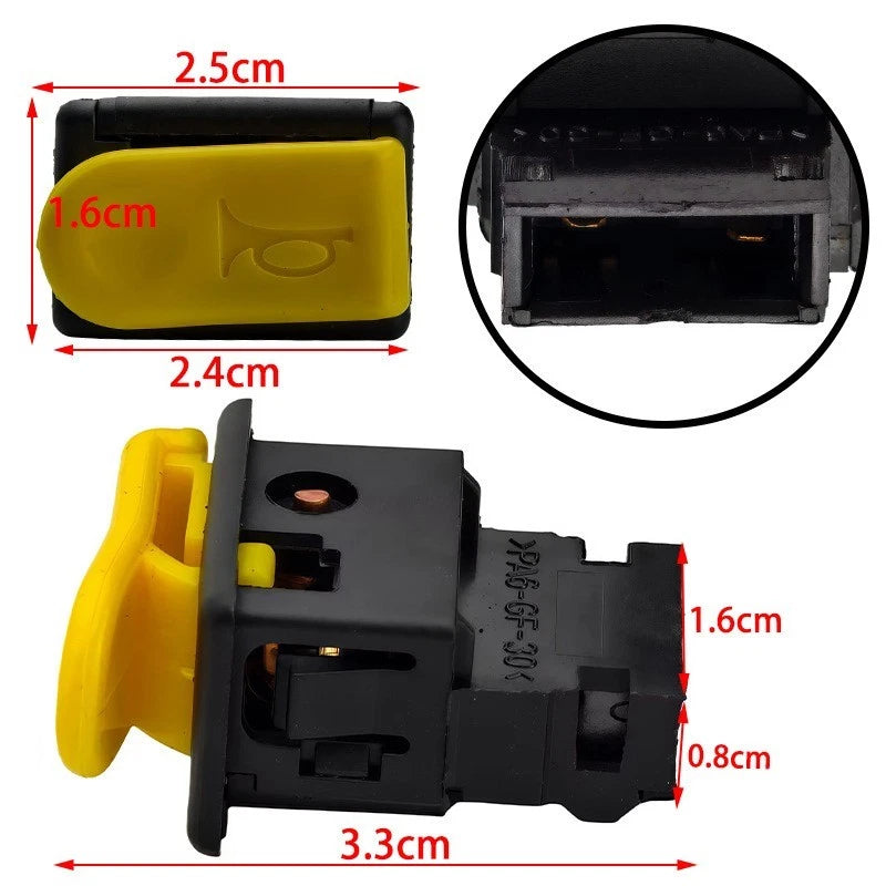ABS Motorcycle Switch Button Kit for Turn Signal Hazard Light Horn Use