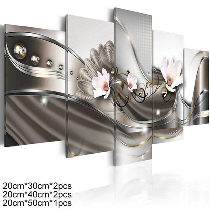 5 Panels Modern Art Painting for Wall Decor (Unframed)
