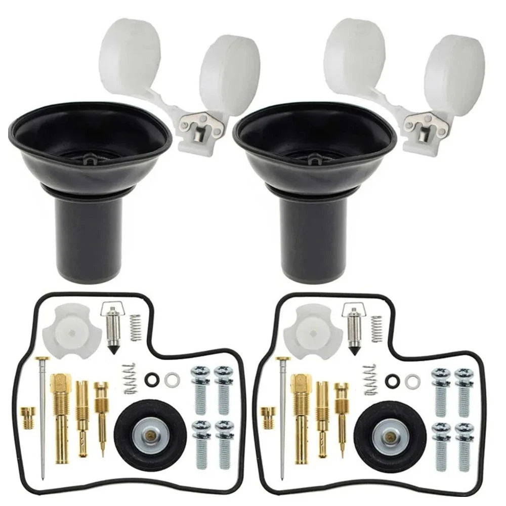 2X Carburetor Repair Kit Diaphragm Float for Honda VLX600 VT600 (1988–1998)