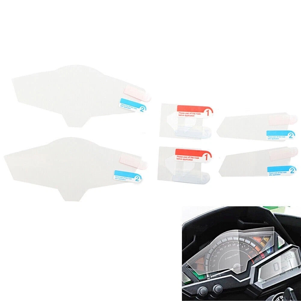 Cluster Scratch Protection Film Screen Protector for Kawasaki Ninja 300 (2013–2017)