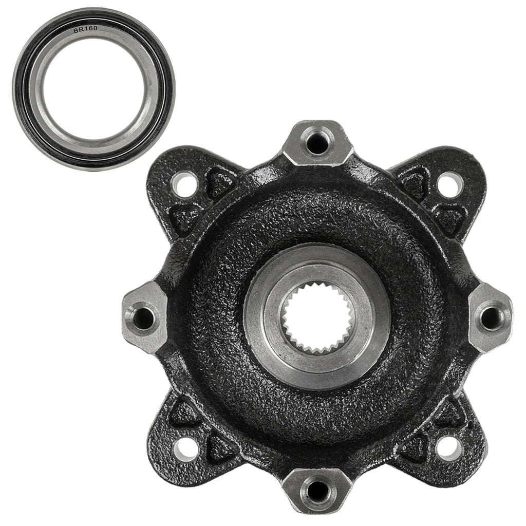 Front Wheel Hub and Ball Bearing Replacement for Polaris Ranger 800 (2012–2017)