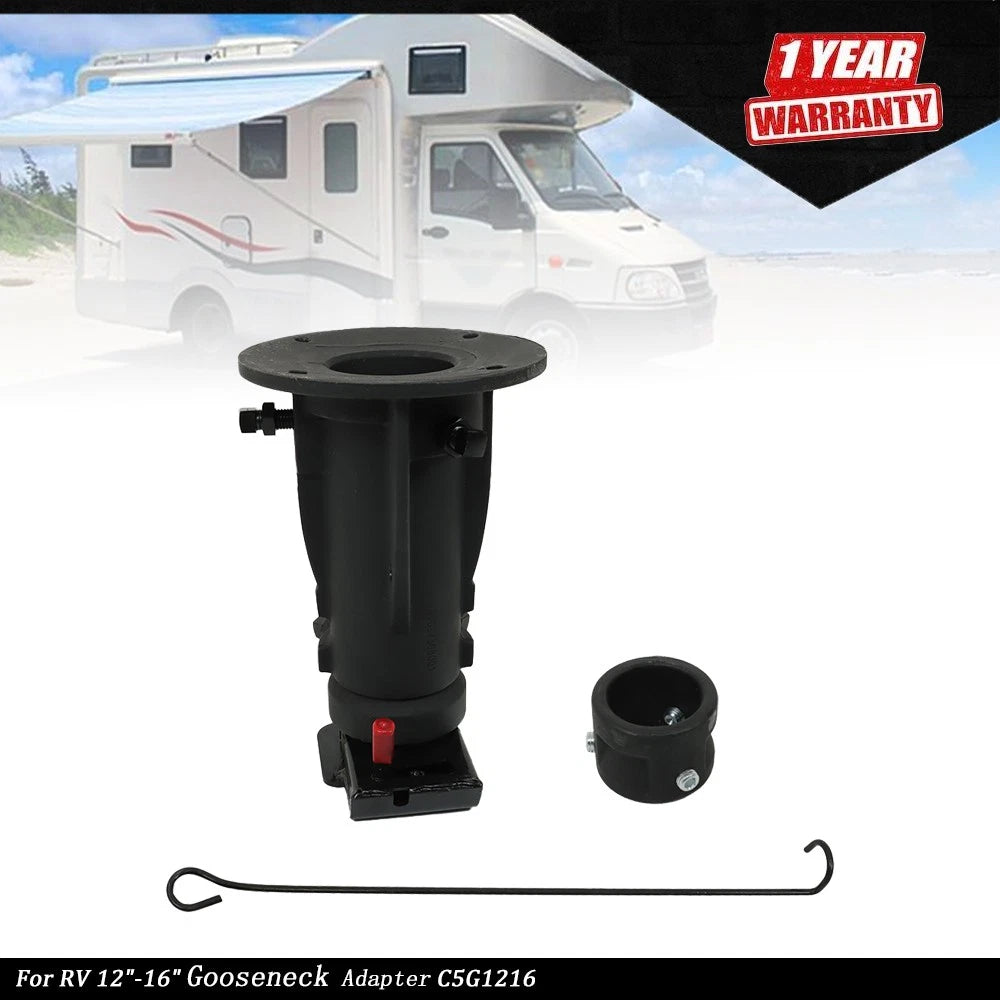 Gooseneck Adapter for Wheel (20000 lbs, 12"-16" Height)