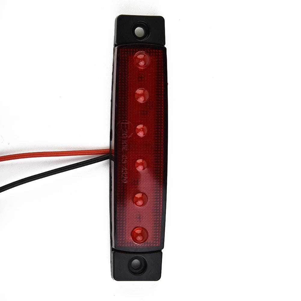6 LED Tail Brake Light Lamp Kit for Trailer (8.3")
