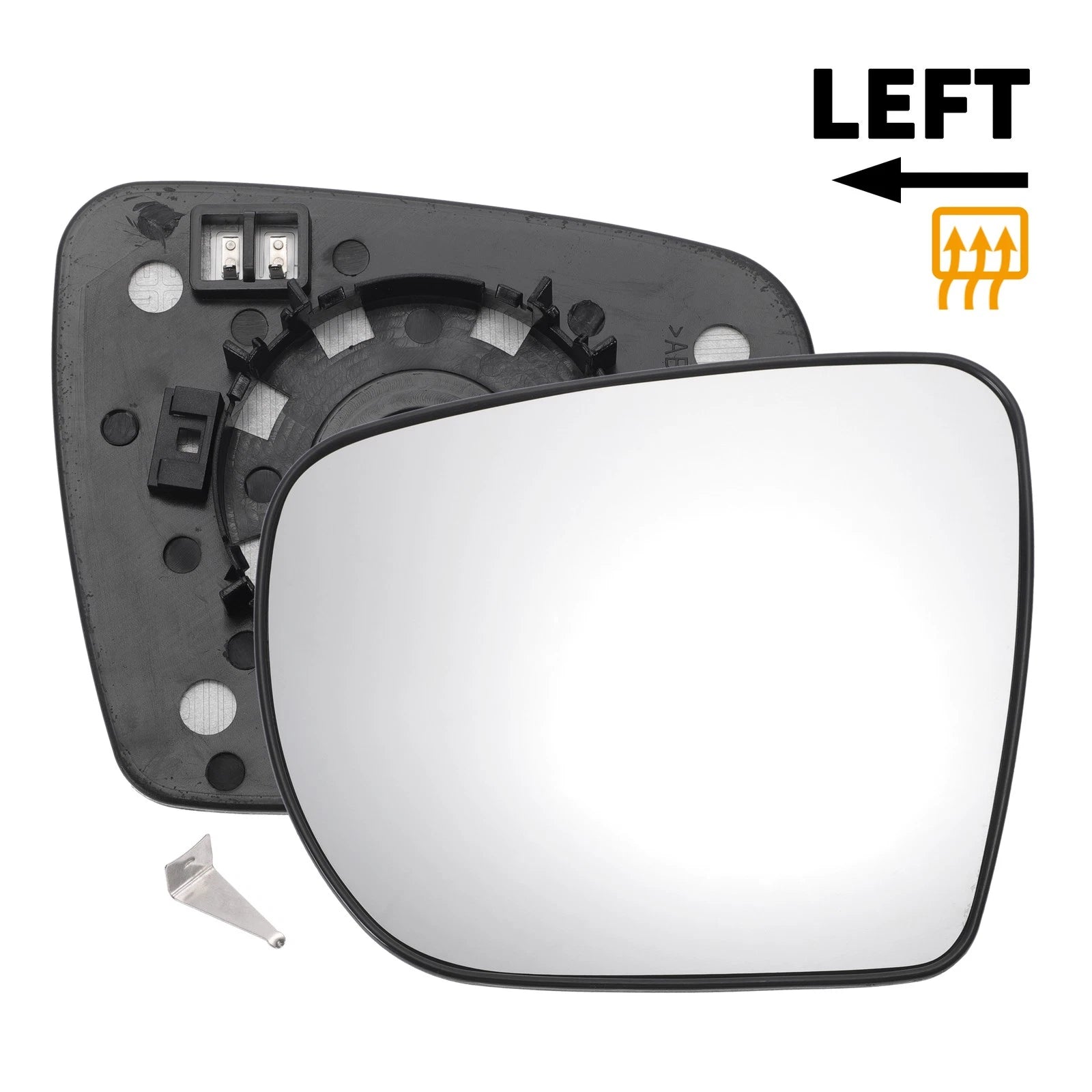Left Side Mirror Glass w Back Heated Replacement for Hyundai IX35 (2010–2018)