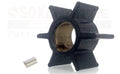 Water Pump Impeller with Key for Evinrude Johnson OMC (508388, 0508388, 775465)