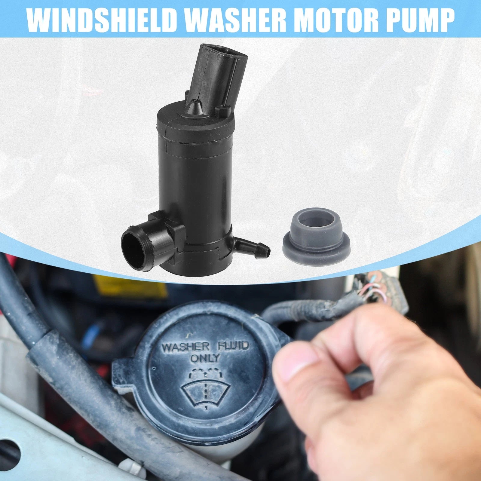 Windshield Washer Pump Motor Replacement for Subaru Forester 2.5L (2006–2013)
