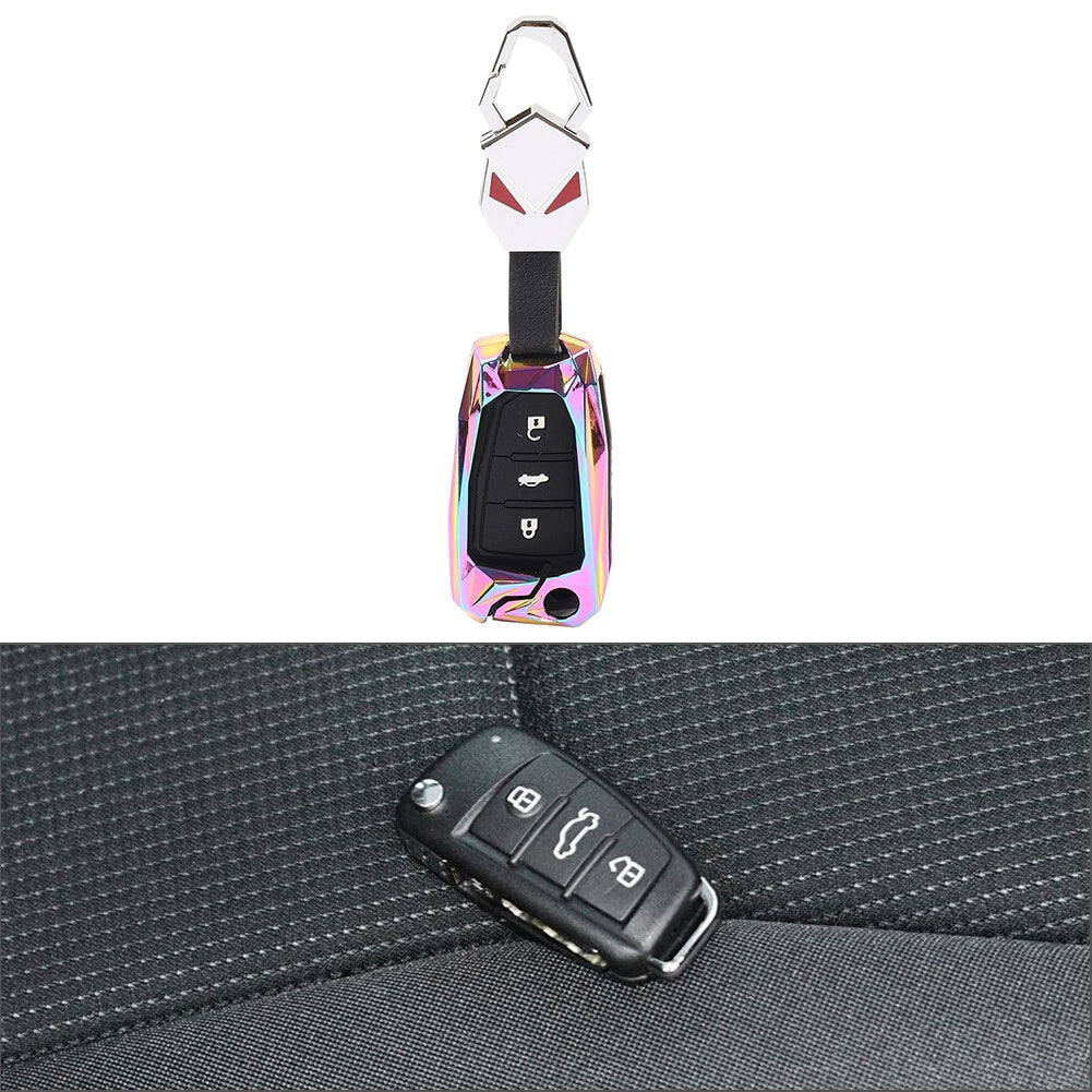 1pc Key Fob Case Shell Cover for Audi A5 Quattro (2008–2010) Colorful