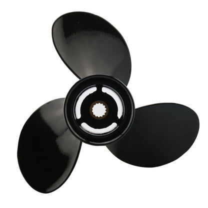 3-Blade Aluminum Propeller for Mercury Outboards (9-1/4 x 9 Inch, 14-Spline)