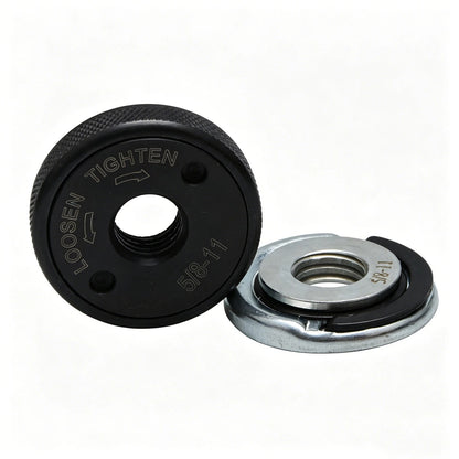 Flange Nut Kit for Angle Grinder (5/8"-11) - D-Ring & Knurled