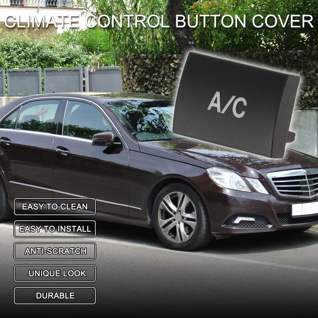 Climate Control Button Cover for Mercedes-Benz E Class Black Center Console (W213)