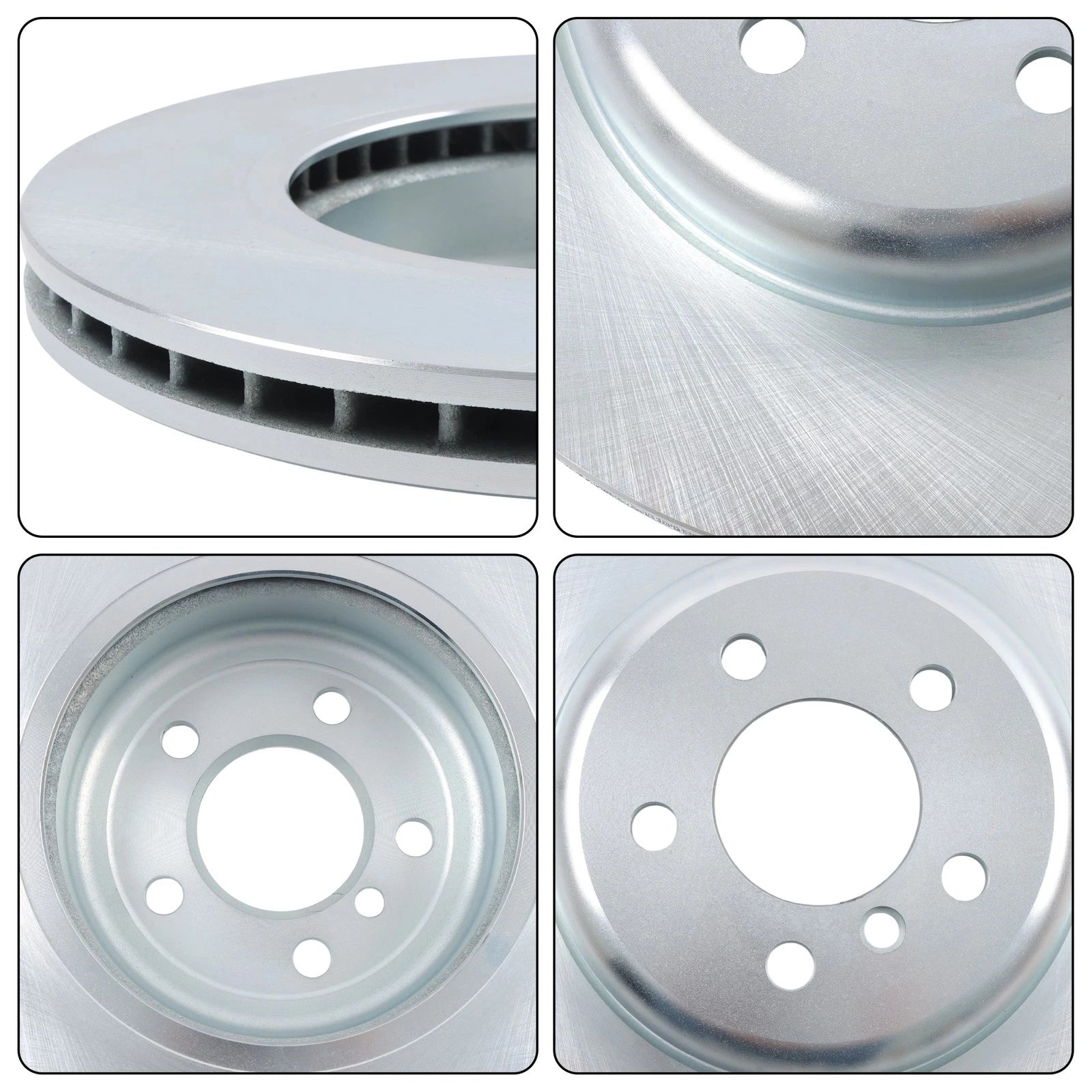 Front Disc Rotor & Ceramic Brake Pads for BMW ActiveHybrid 5 (2012–2016)