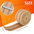 2 Pack Jute Webbing Tape 3.5" x 10 Yd for Upholstery