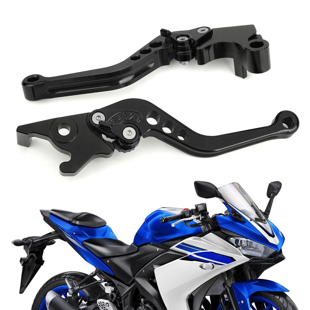 Brake Clutch Levers for Yamaha YZF R3 R25 MT 25 (2015–2017) Black T9