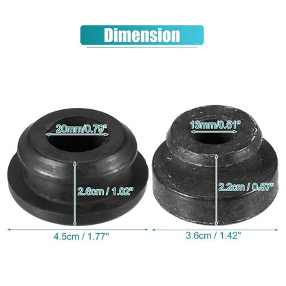 Set of 4 Lower Condenser Cushion Rubber for Subaru Forester Impreza (2010–2020)