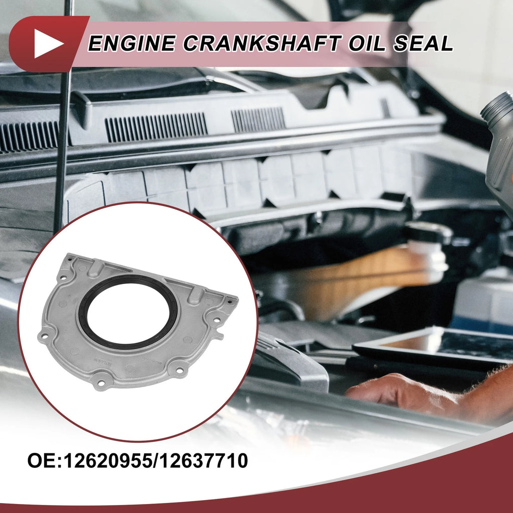 Crankshaft Oil Seal with Flange Replacement for Cadillac Buick Chevy (2000–2019)