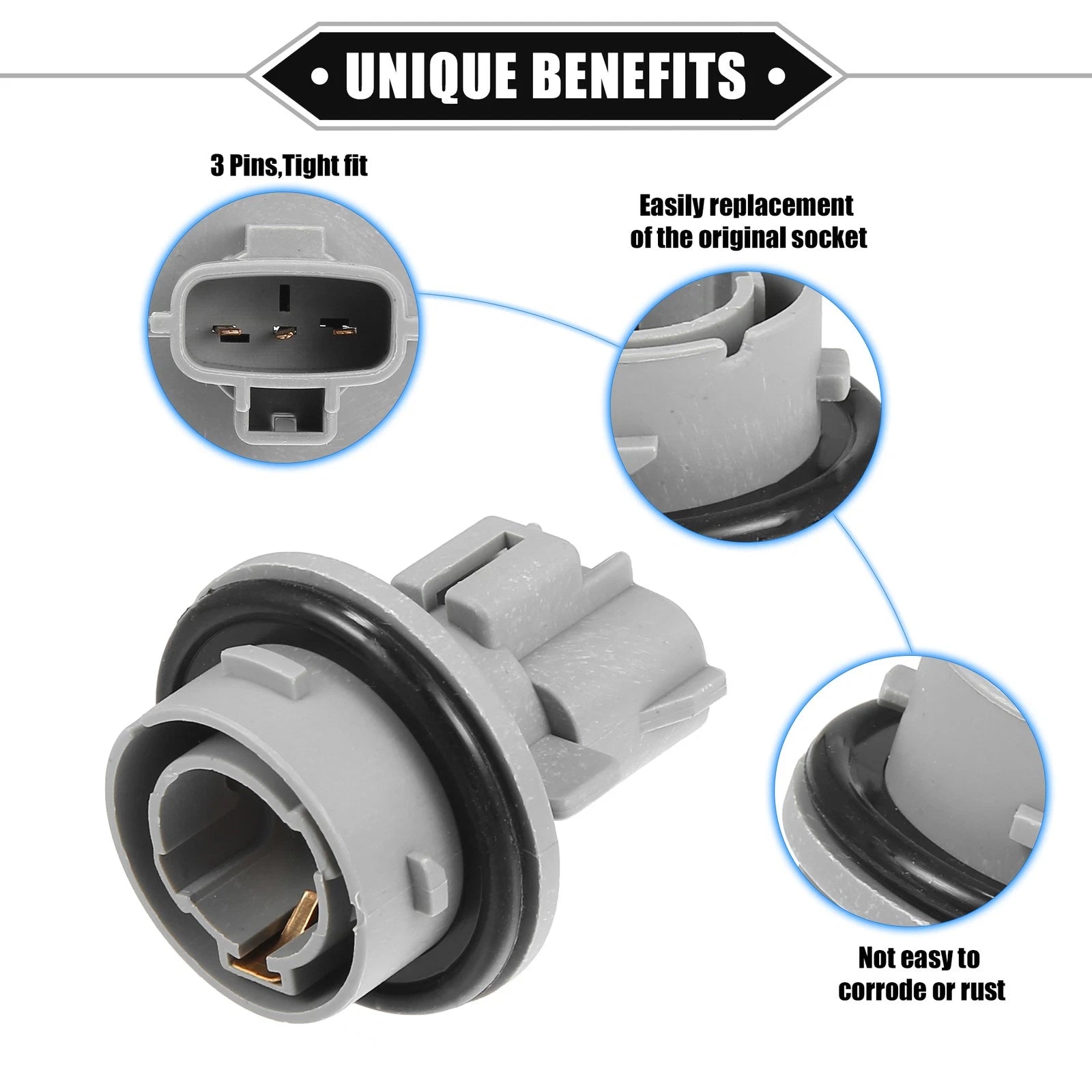 Front Turn Signal Lamp Socket Replacement for Toyota Avalon (2000–2004)