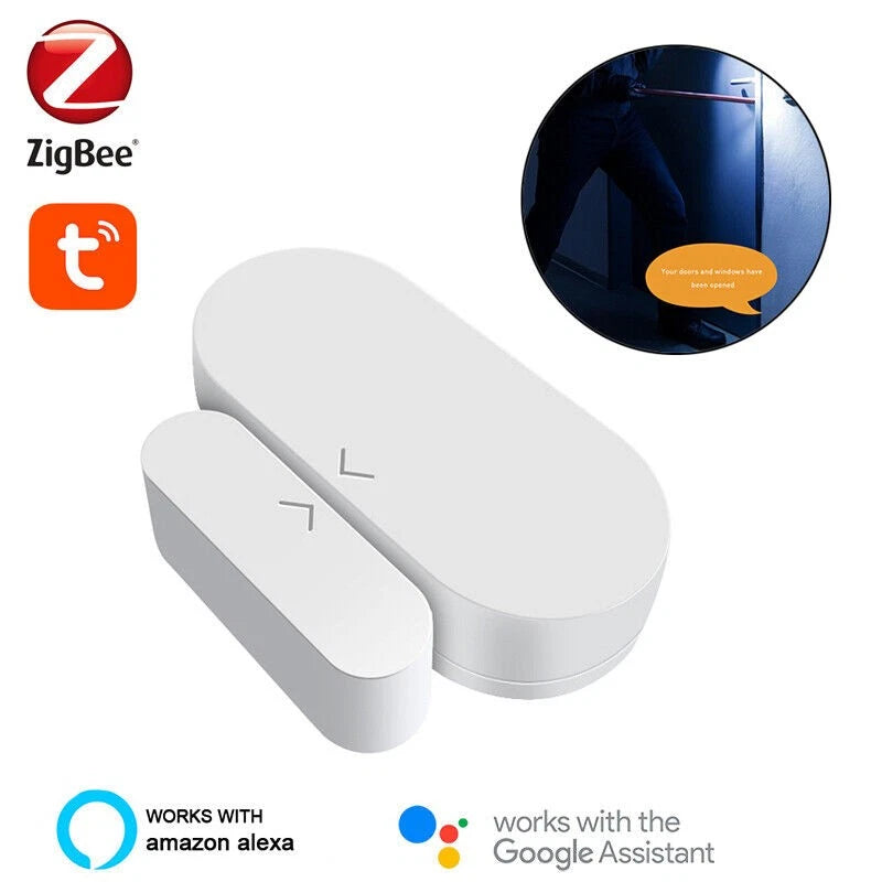Tuya ZigBee Hub Wireless Door Window Contact Sensor for Home Automation