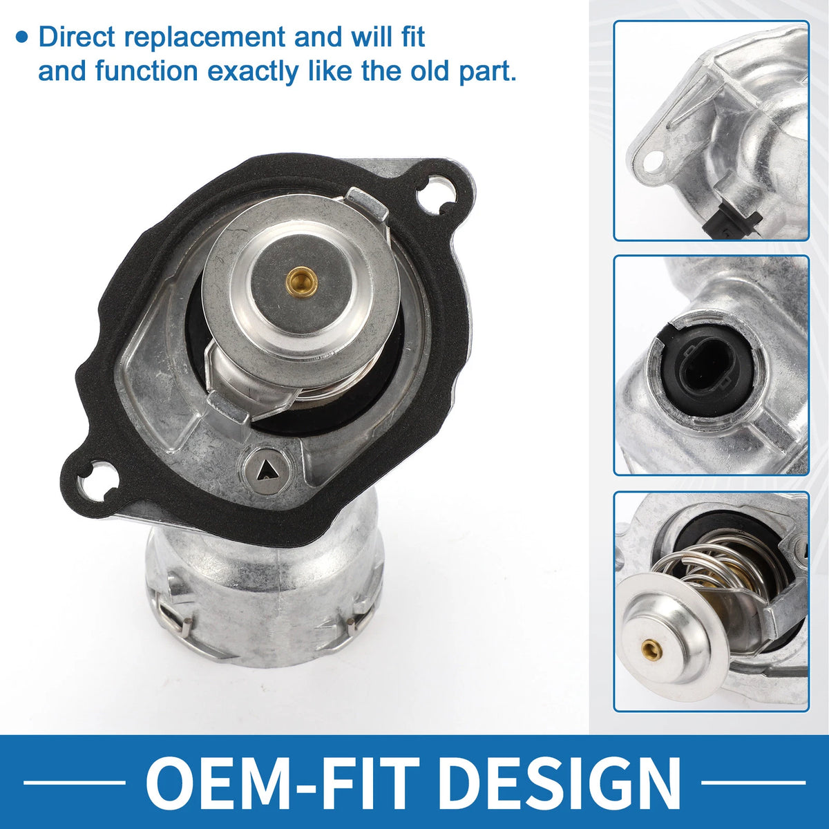 Engine Coolant Thermostat Housing Assembly for Mercedes-Benz CL550 (2007–2011)