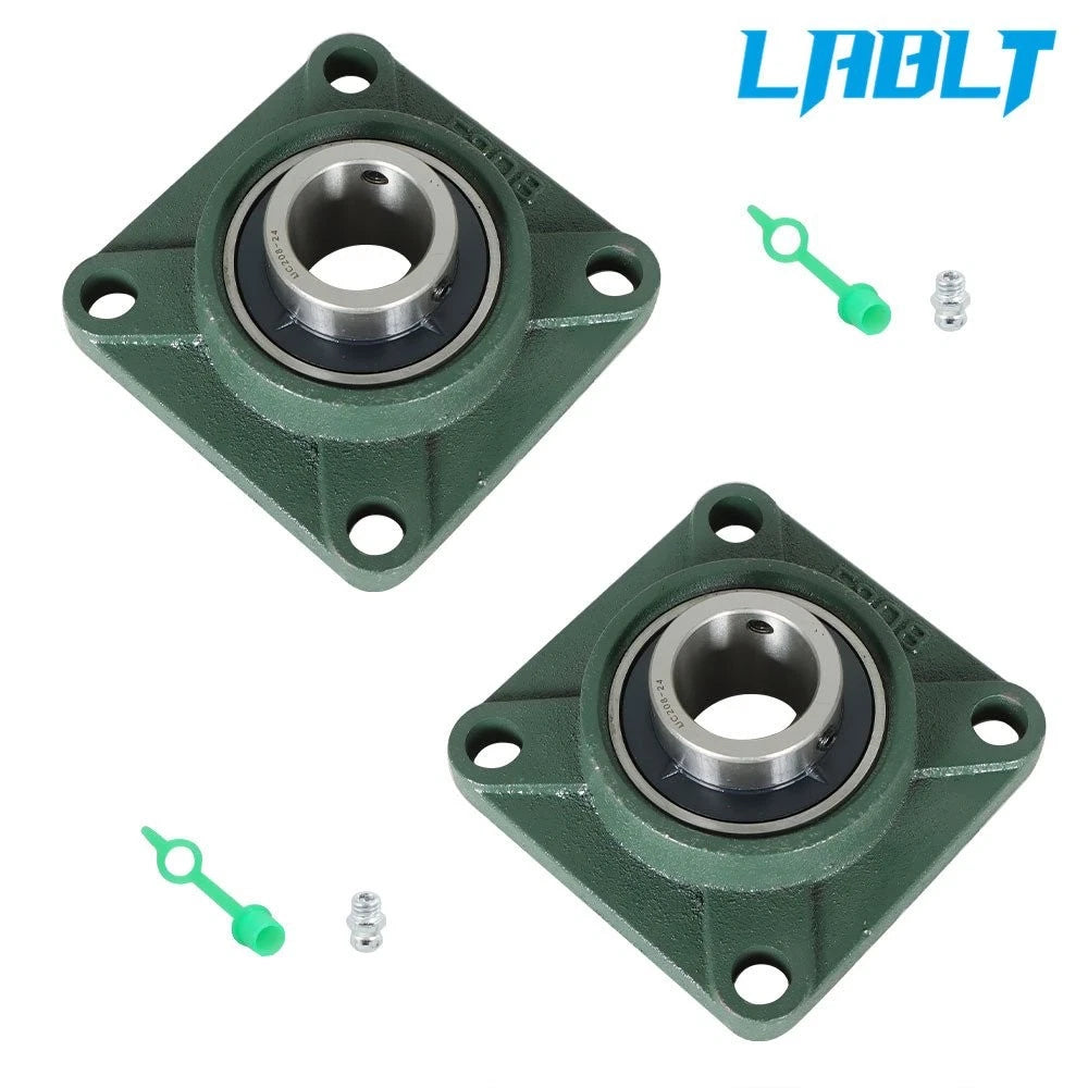 2X UCF208-24 Pillow Block Flange Bearing for (1-1/2" Bore)