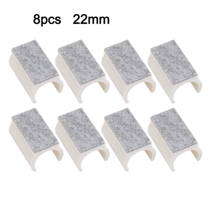 8 Pack Protective Felt Chair Pads for Stability and Noise Reduction