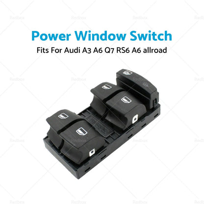 Master Electric Power Window Switch for Audi A3 A6 Q7 RS6 (2004–2014)